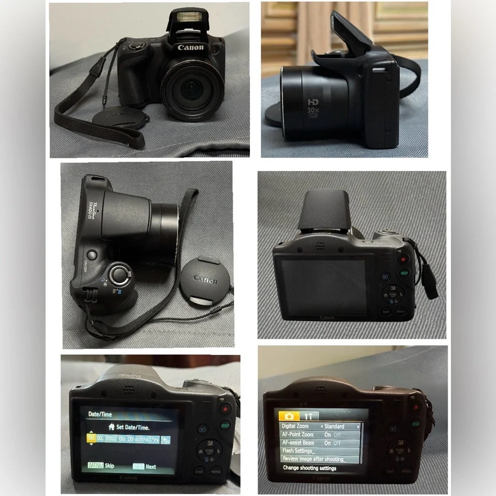 Bundle - Canon HD Camcorder and Digital Camera Combo w/ (2) Carrying Cases